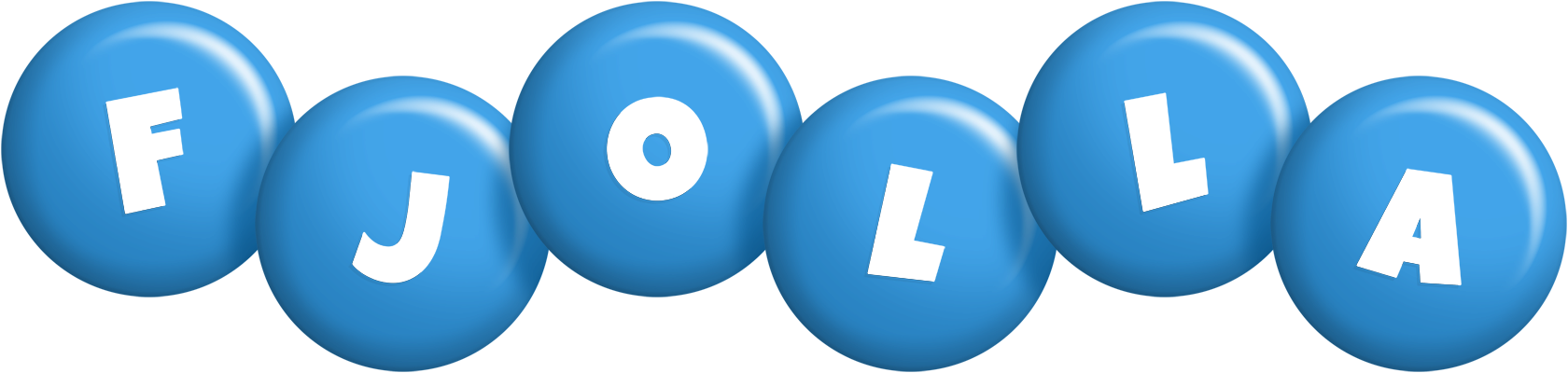 Fjolla candy-blue logo