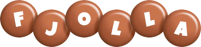 Fjolla candy-brown logo