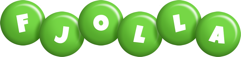 Fjolla candy-green logo