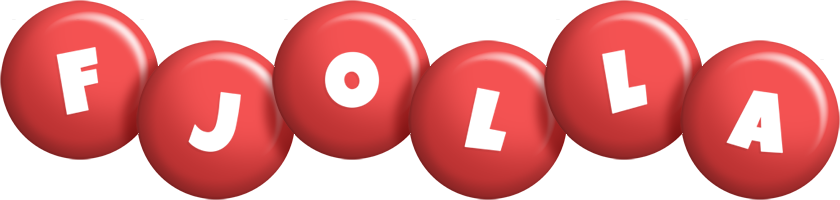 Fjolla candy-red logo