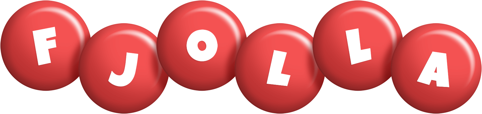 Fjolla candy-red logo