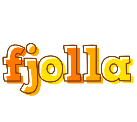 Fjolla desert logo