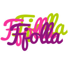 Fjolla flowers logo