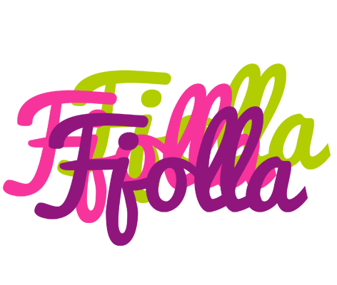 Fjolla flowers logo