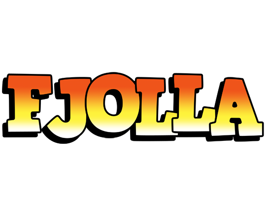Fjolla sunset logo
