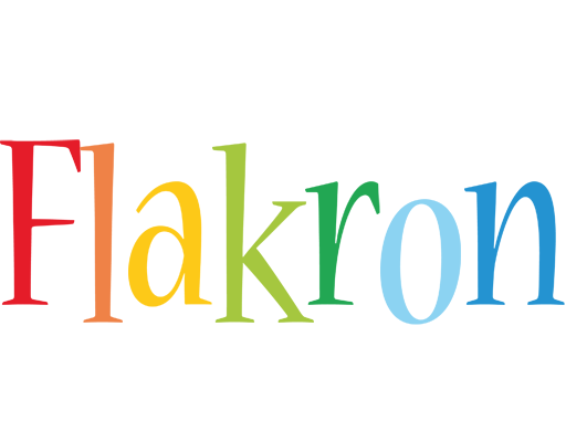 Flakron birthday logo