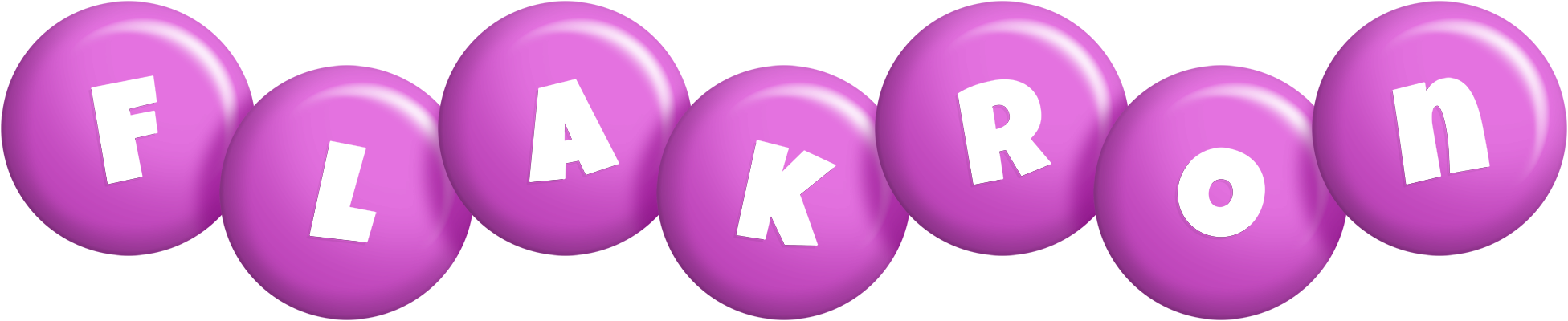 Flakron candy-purple logo