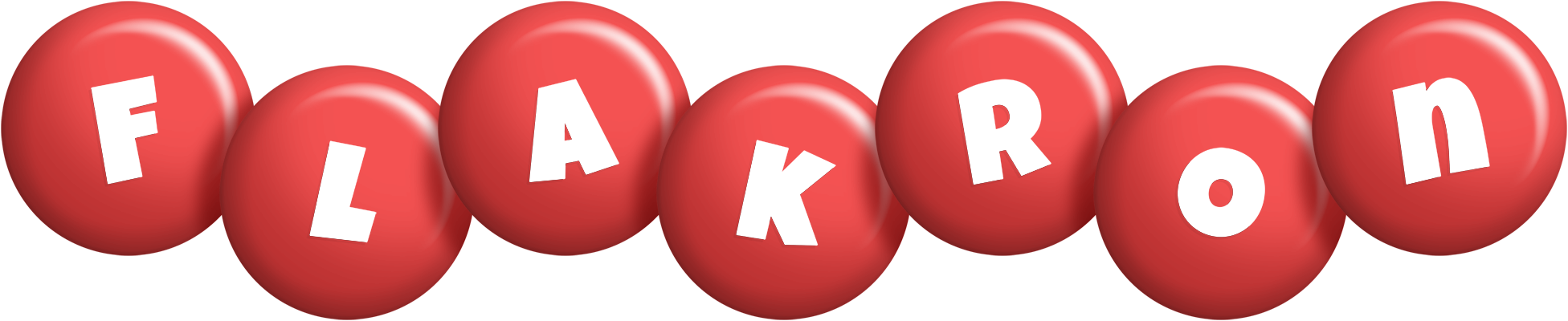 Flakron candy-red logo