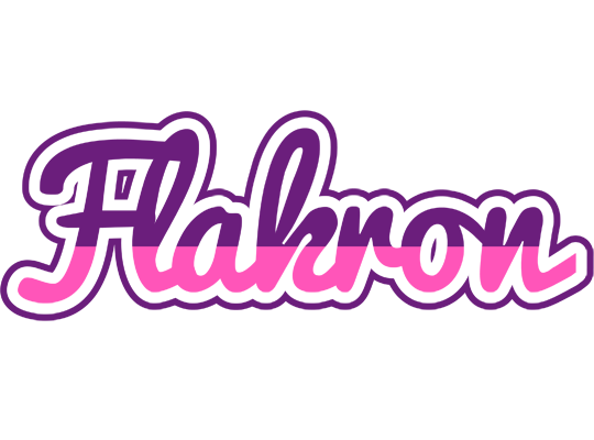 Flakron cheerful logo