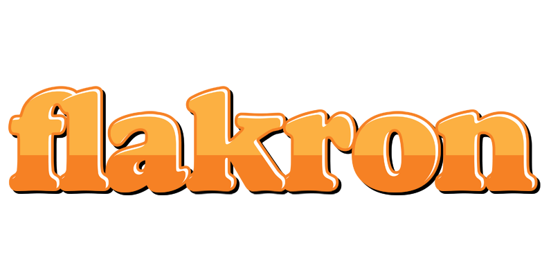 Flakron orange logo
