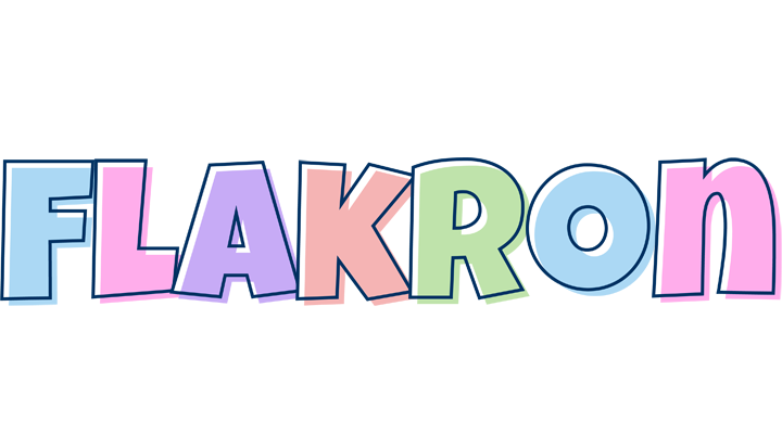 Flakron pastel logo