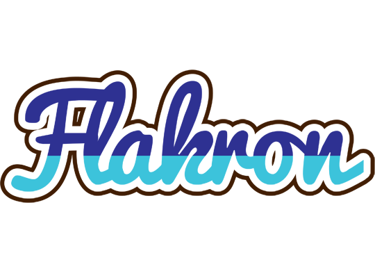 Flakron raining logo