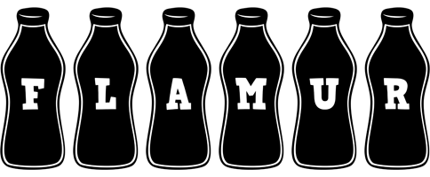 Flamur bottle logo