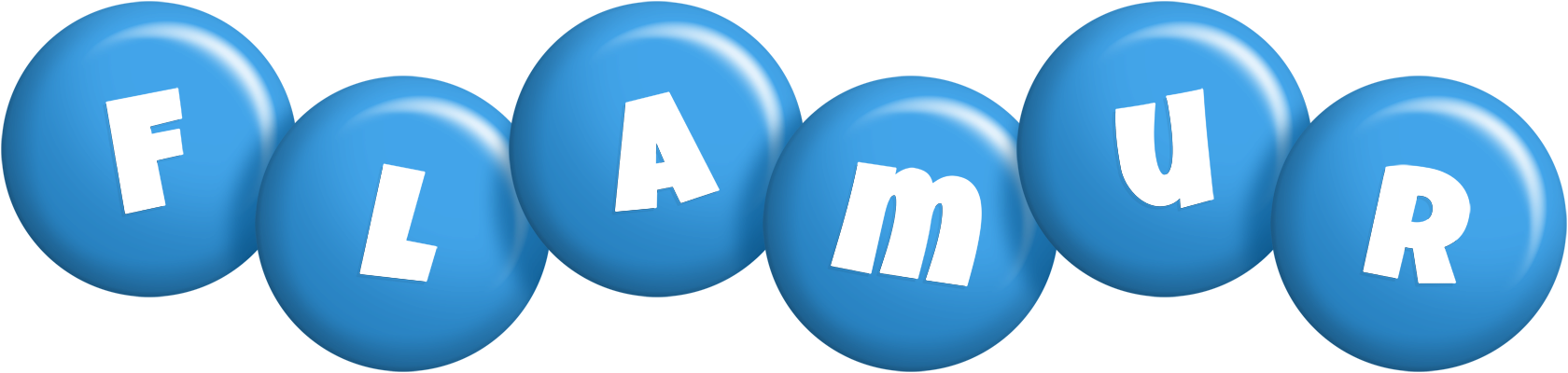 Flamur candy-blue logo