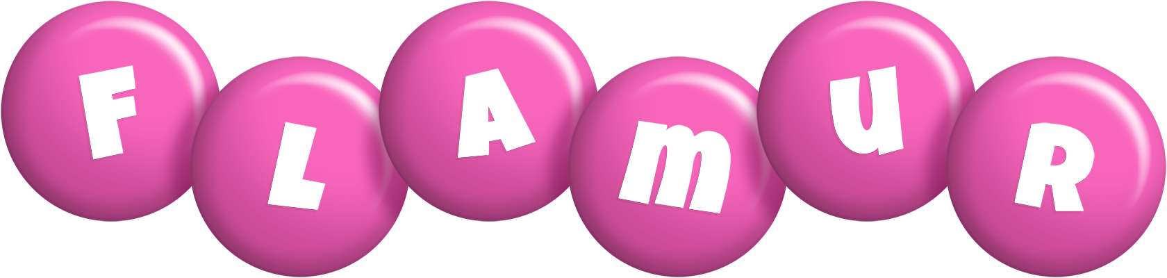 Flamur candy-pink logo