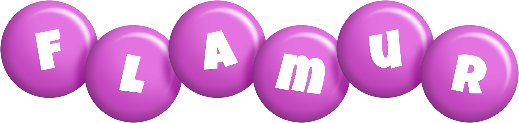 Flamur candy-purple logo
