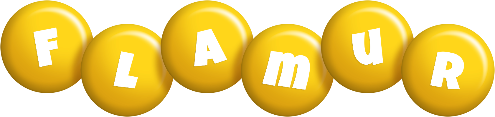 Flamur candy-yellow logo
