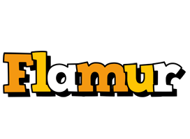 Flamur cartoon logo