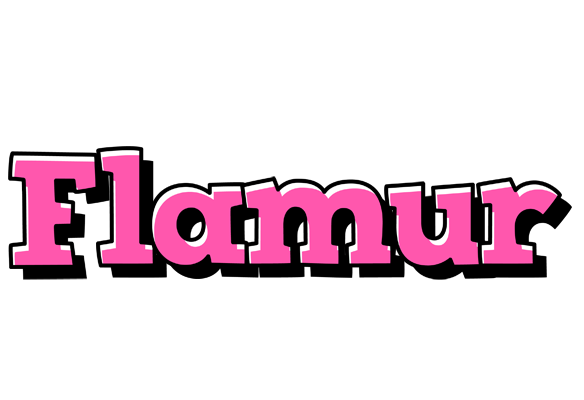 Flamur girlish logo