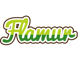 Flamur golfing logo