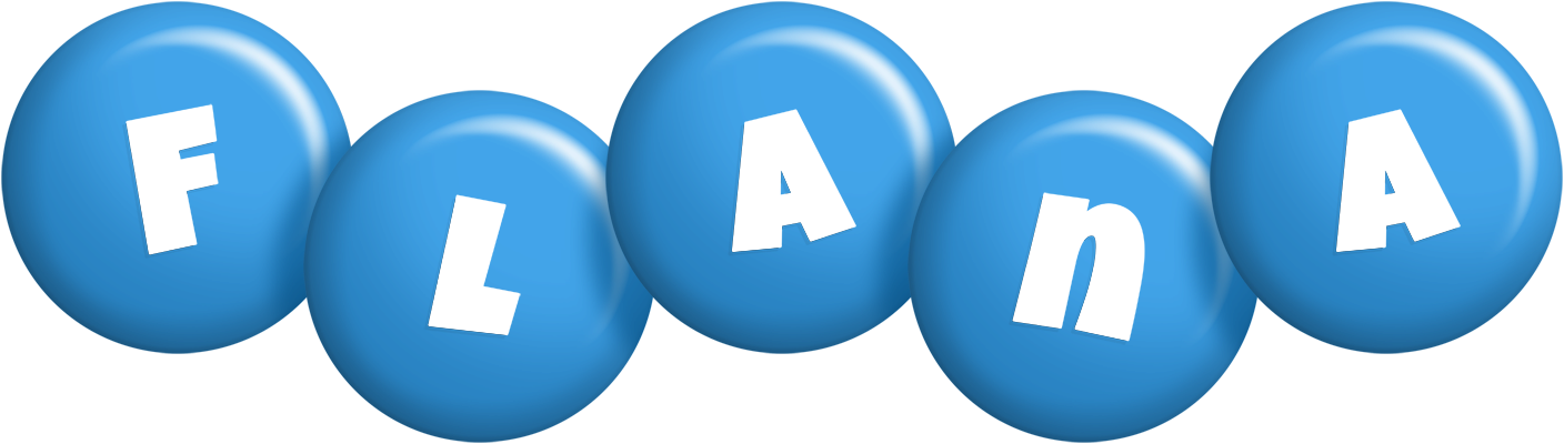Flana candy-blue logo