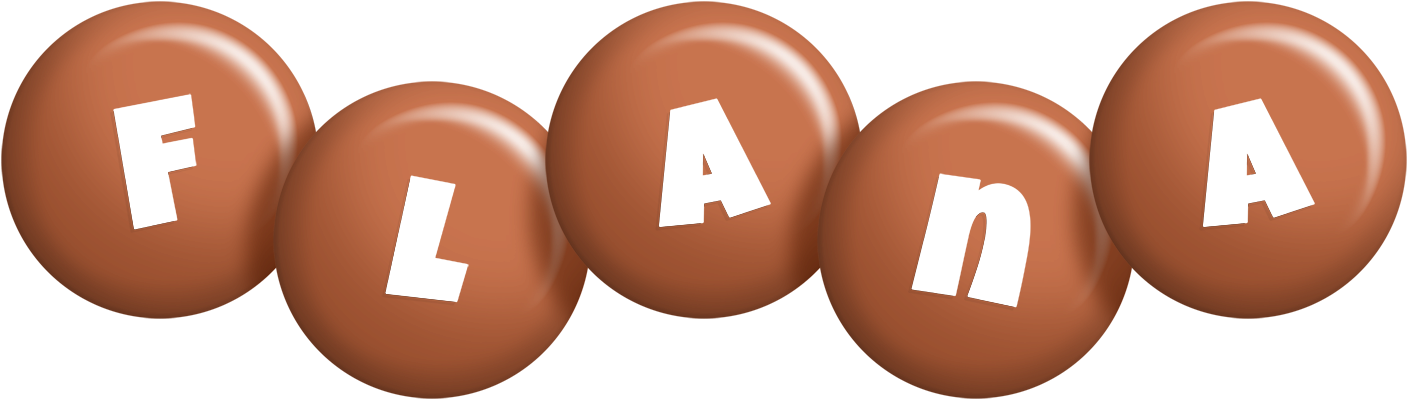 Flana candy-brown logo