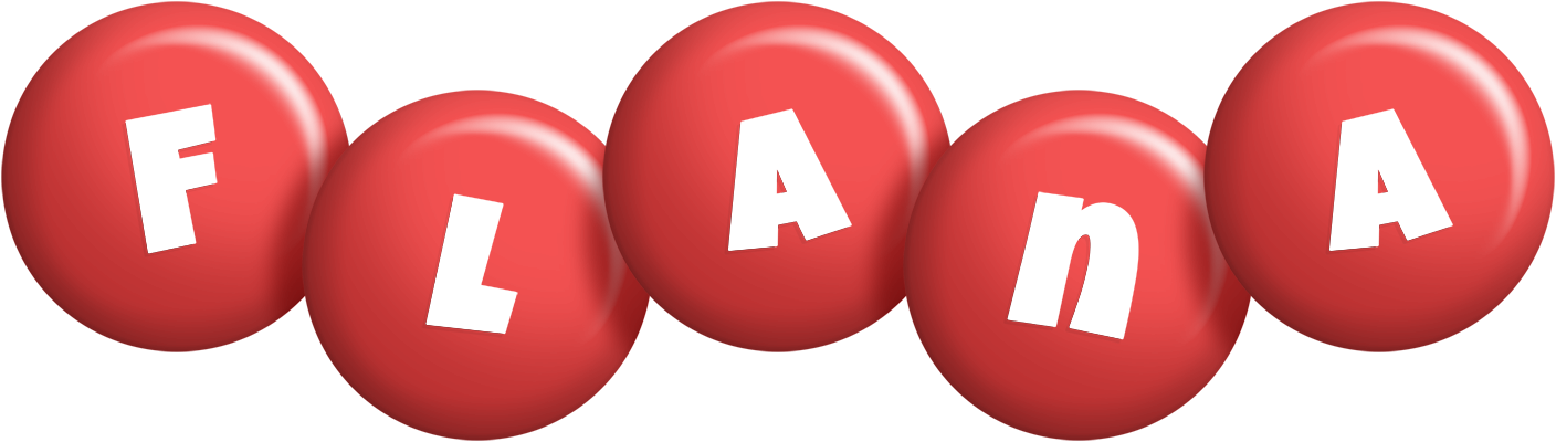 Flana candy-red logo