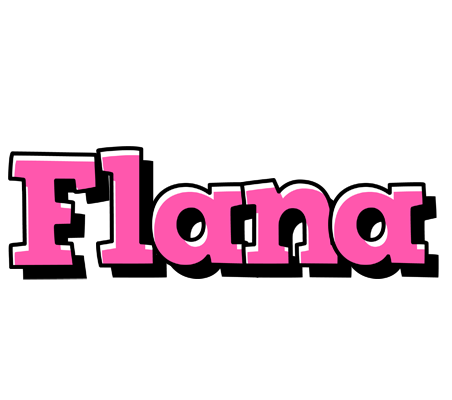 Flana girlish logo