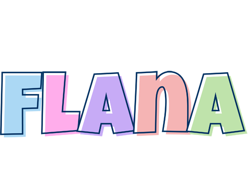 Flana pastel logo
