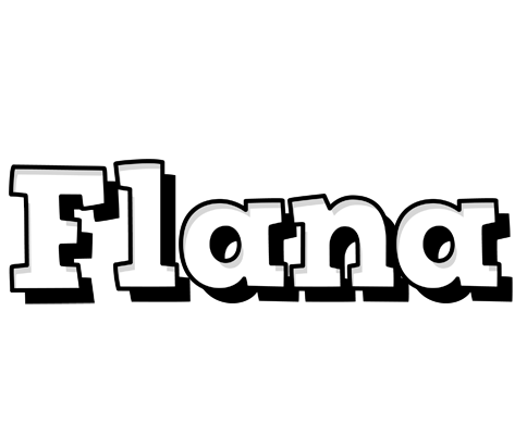 Flana snowing logo