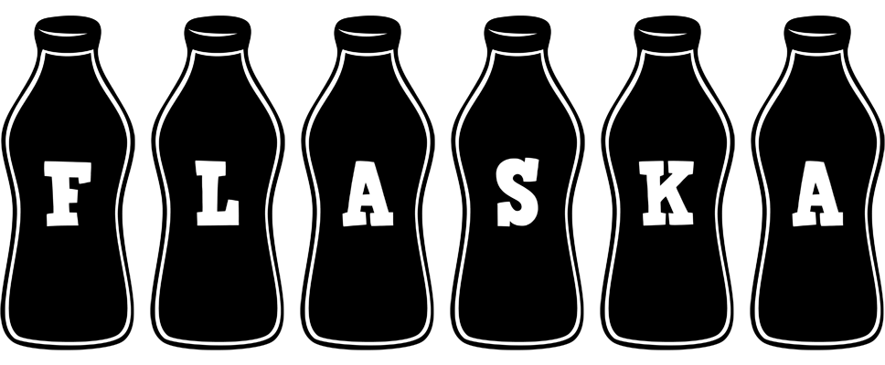 FLASKA logo effect. Colorful text effects in various flavors. Customize your own text here: https://www.textgiraffe.com/logos/bottle/