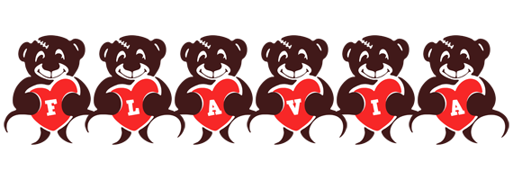 Flavia bear logo