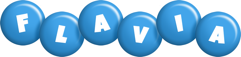 Flavia candy-blue logo