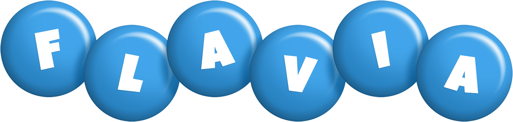 Flavia candy-blue logo