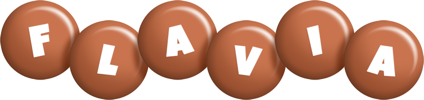 Flavia candy-brown logo