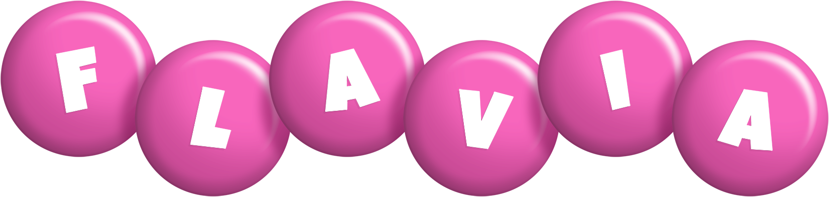 Flavia candy-pink logo
