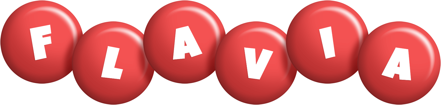 Flavia candy-red logo