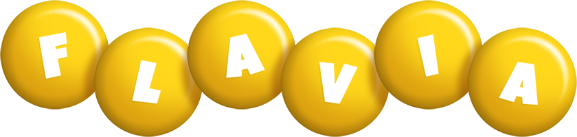 Flavia candy-yellow logo
