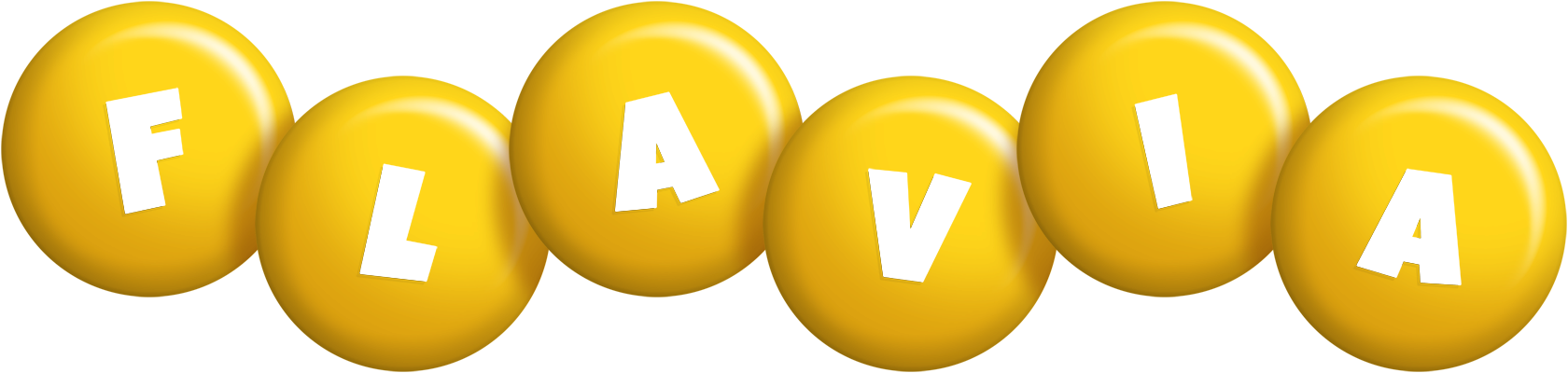 Flavia candy-yellow logo