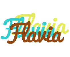 Flavia cupcake logo