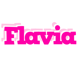 Flavia dancing logo