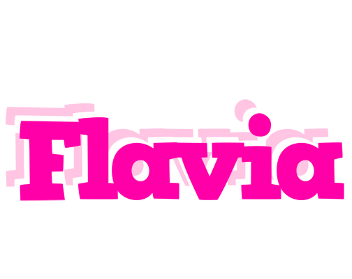Flavia dancing logo