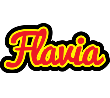 Flavia fireman logo