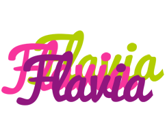 Flavia flowers logo