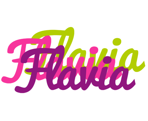 Flavia flowers logo