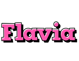 Flavia girlish logo