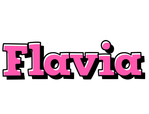 Flavia girlish logo