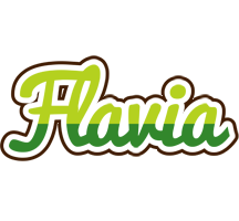 Flavia golfing logo