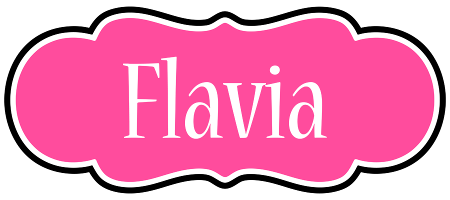 Flavia invitation logo