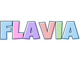 Flavia pastel logo